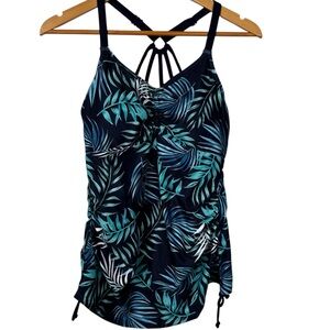 Maacie Maternity Tropical Leaf Print Tank Top